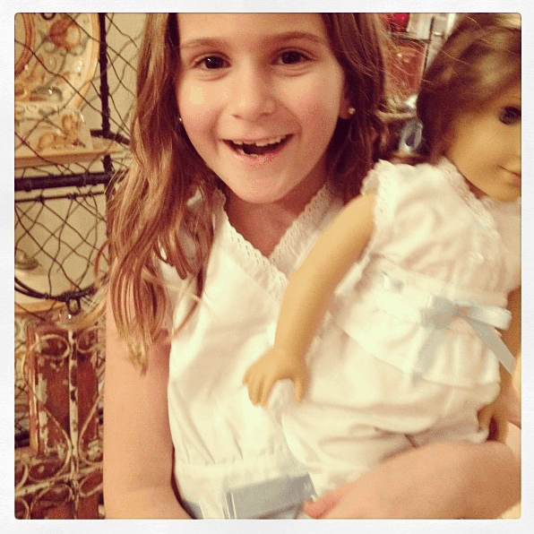 Isabella gets an American Girl Doll